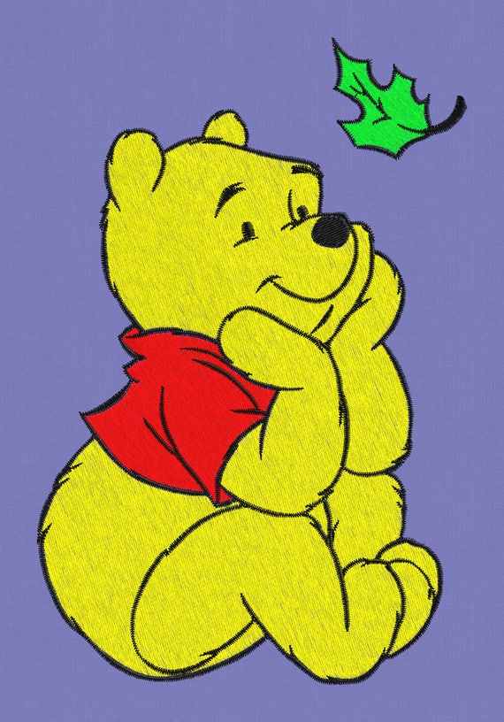 Winnie The Pooh Mickey Head Embroidery Design Winnie The Pooh Mickey Head Embroidery Design