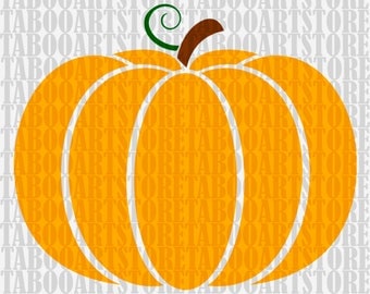 Pumpkin Cut File, Pumpkin SVG , Silhouette Cut File, Pumpkin file, Cricut Cut Files, Pumpkin Clipart, SVG Files haloween