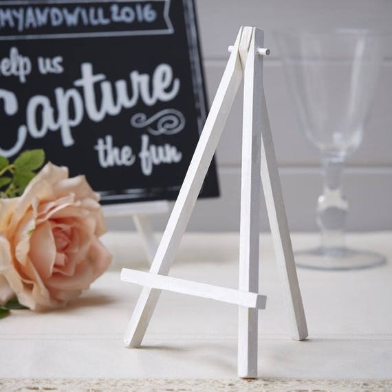 Large White Wooden Easel, Wedding Decorations, Table centre pieces ...