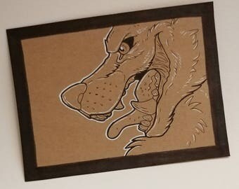 Beastly Canine Illustration