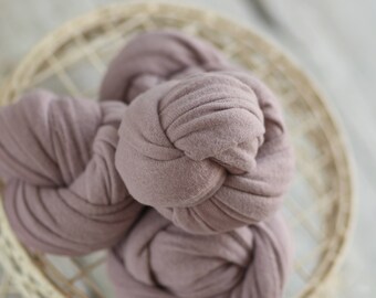 Lavender Stretch Knit Wrap, Purple Stretch Knit Wrap, Newborn Photography Wrap, Newborn Photography Layers - RTS