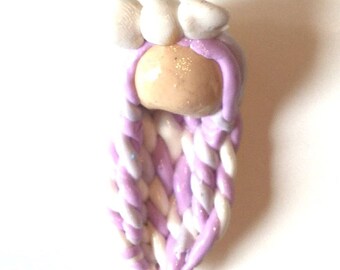 Lavender purple hairstyle