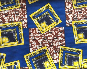 Tissu wax africain - tissu imprimé africain - tissu pagne