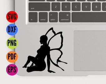 Sitting Fairy Svg, Sitting Fairy Dxf, Sitting Fairy Cut File, Sitting Fairy Eps, Sitting Fairy Vector, Sitting fairy Clipart, Tinkerbell