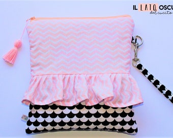 Zippered clutch Bag