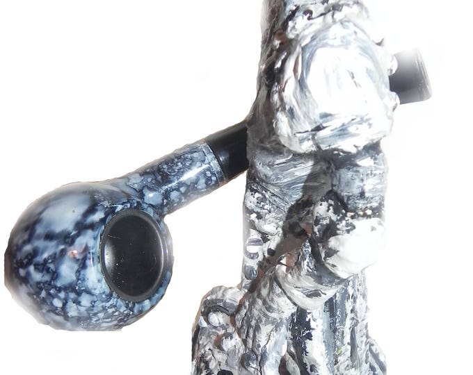Handmade Ceramic Unique Collective Cool Knight with Pipe -