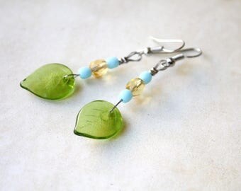 Nature leaf beads