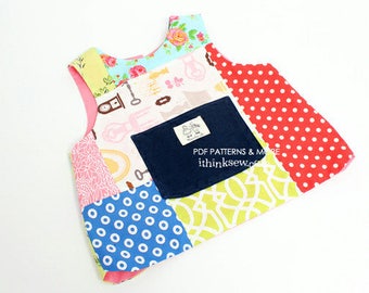 75 Emery Baby Bib Vest PDF Pattern