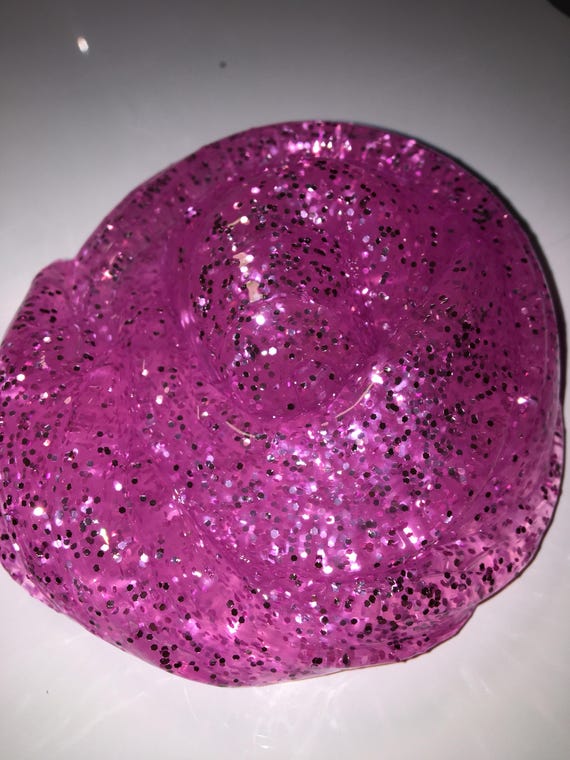 Scented Pink glitter slime 4.5 oz