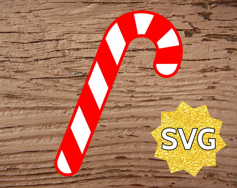 Download Candy Cane SVG file for Cricut & Silhouette - Christmas ...