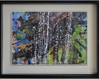 lacquered painting, pasted on board TB208