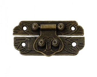 Accessory for the closure of box B 4.7 cm 2 bronze tone