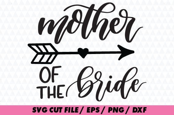 Download Mother of the bride svg, Wedding clipart, digital Calligraphy Cursive Lettering - svg eps png ...