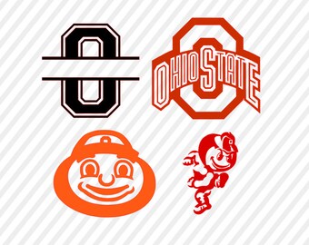 ohio state svg, ohio buckeyes digital file, cricut file, silhouette files, svg cutting files, vector file, vinyl decal template