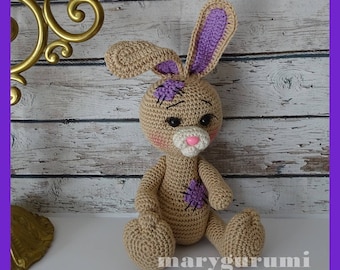 Bunny, crochet, Amigurumi plush