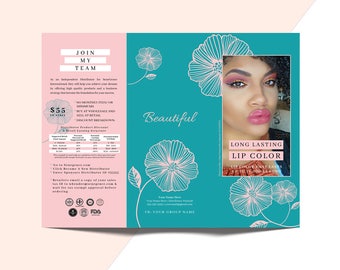 LipSense Printer Brochure, LipSense flyer, LipSense letter, LipSense marketing, LipSense distributor brochure, Recruiting brochure
