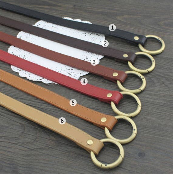 A piece of purse handle PU leather strap for Bag Leather