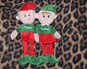 personalized elf doll