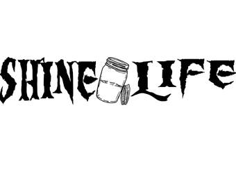 Moonshine Sticker Decal – Support Local Copper Still – 8-Inch Vinyl – EZSTIK 2316