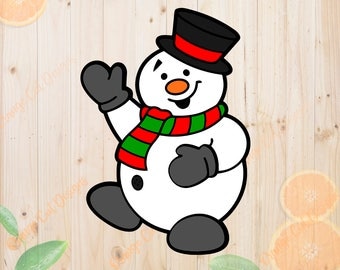 Download Snowman svg | Etsy