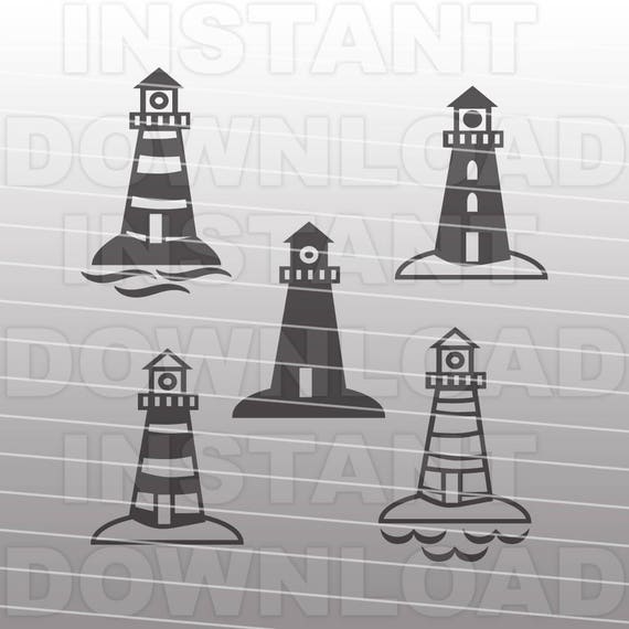 Lighthouse SVG File Boating SVG File Beach SVG Commercial