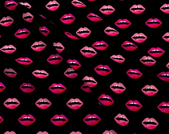 Pink And Blue Lipstick Fabric Lipsticks Pink By