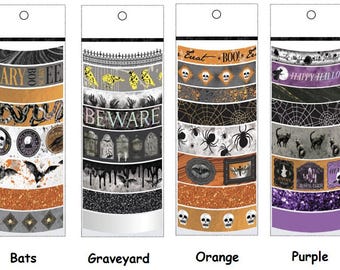 Martha Stewart Halloween Washi Tape Assortments | Craft Tape | Scrapbooking Craft Supplies