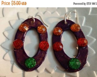 super sale paper mache earrings