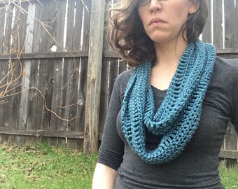 Summer Circle Scarf / NAPLES SCARF / Lightweight scarf / Ready to Ship