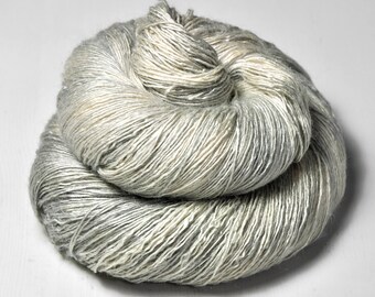 Dusting off a skeleton OOAK - Tussah Silk Lace Yarn