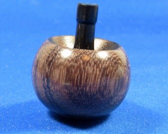 Tippe Top - East Indian Rosewood and Dyed Jelutong - It flips and spins upside down!