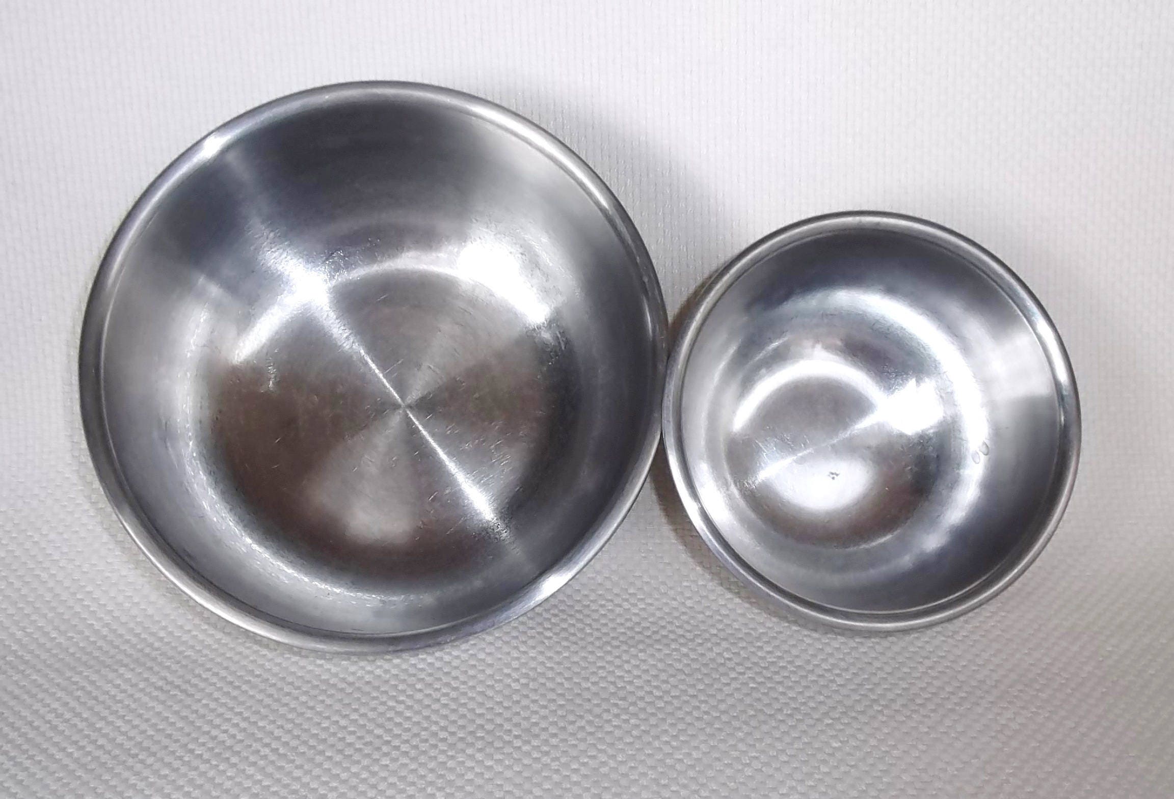 Vintage Vollrath 2 Piece Stainless Steel Mixing Bowl Set 1.5 Quart ... Vintage Vollrath 2 Piece Stainless Steel Mixing Bowl Set 1.5 Quart ...