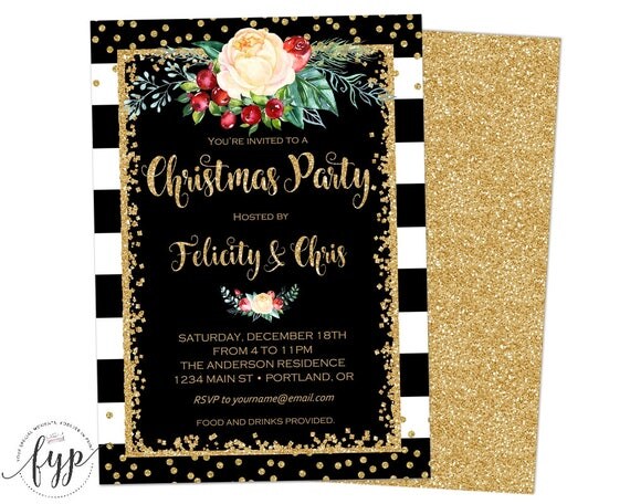 holiday party invitation christmas party invite holiday party invitation christmas party invite
