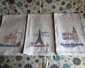 European Vacation Dish Towels