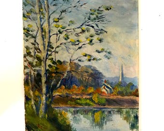 Antique painting signed by the artist
