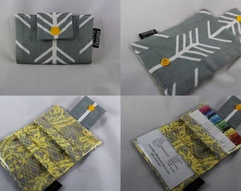 Business Card Wallet, Card Wallet, Business Card Holder, Wallet Card Case, Fabric Card Case, Fabric Wallet, Card Case