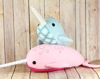 narwhal whale stuffed animal