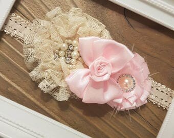 Babyhug Headbands with Knot Detailing Pack of 2 - Blue & Pink main image 0