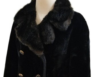 Fake fur coat | Etsy