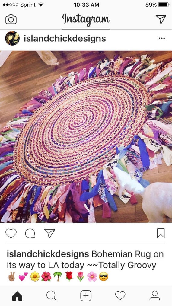 Bohème Bohemian Braided Rug