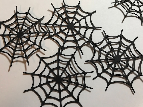 Spider Web Die Cuts Cardstock Die Cuts Scrapbook Die Cuts