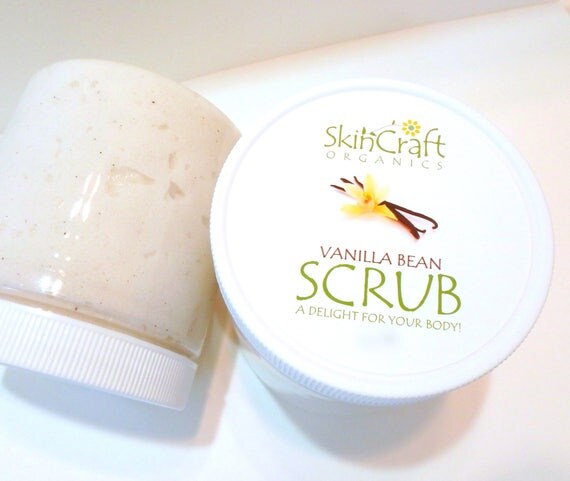 Vanilla Body Scrub Vanilla Sugar Scrub Buttercream Scrub 