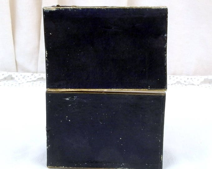 Antique French Box Originally Contained Hair and Beard Black Dye "Hennéine" by L.Royer Paris, Vintage Hair Styling From France, Collectible