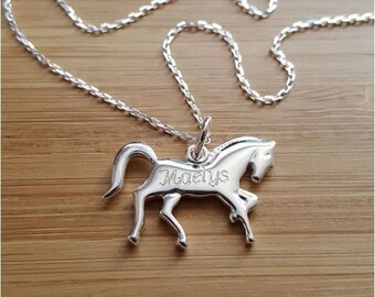 Necklace chain engraved with a name in Silver 925/000