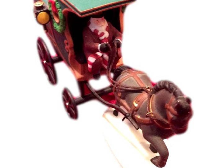 Heritage Village Collection Department 56 Fezziwig Delivery Wagon Handpainted Porcelain Accessory Figurine Christmas Decor Dept 56