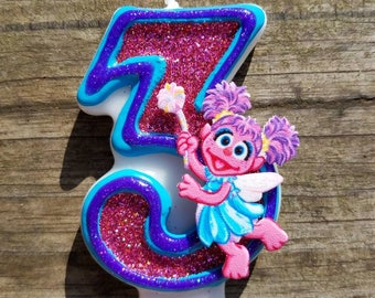 Abby Cadabby Birthday candle, Sesame Street Birthday Candle