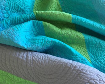 Handmade quilt, lap quilt, boutique quilt, wedding gift, made in Canada