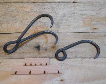 japanese edo period ninja 2 & 1prong ninja kaginawa grappling hook set