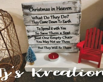Christmas in heaven decor