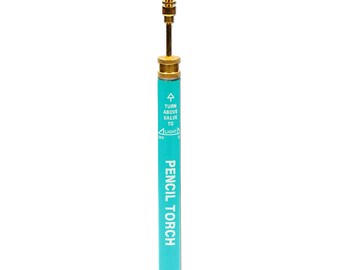 1 Butane MICRO PENCIL blow TORCH small mini aDjUsTaBLe flame and adjust heat solder refillable Hiltex 53750